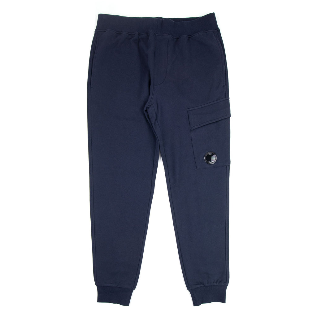CP Company Diagonal Raised Fleece Lens Sweat Pant Navy 888