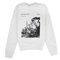Off White Ruined Factory Crew Neck Sweatshirt White/black