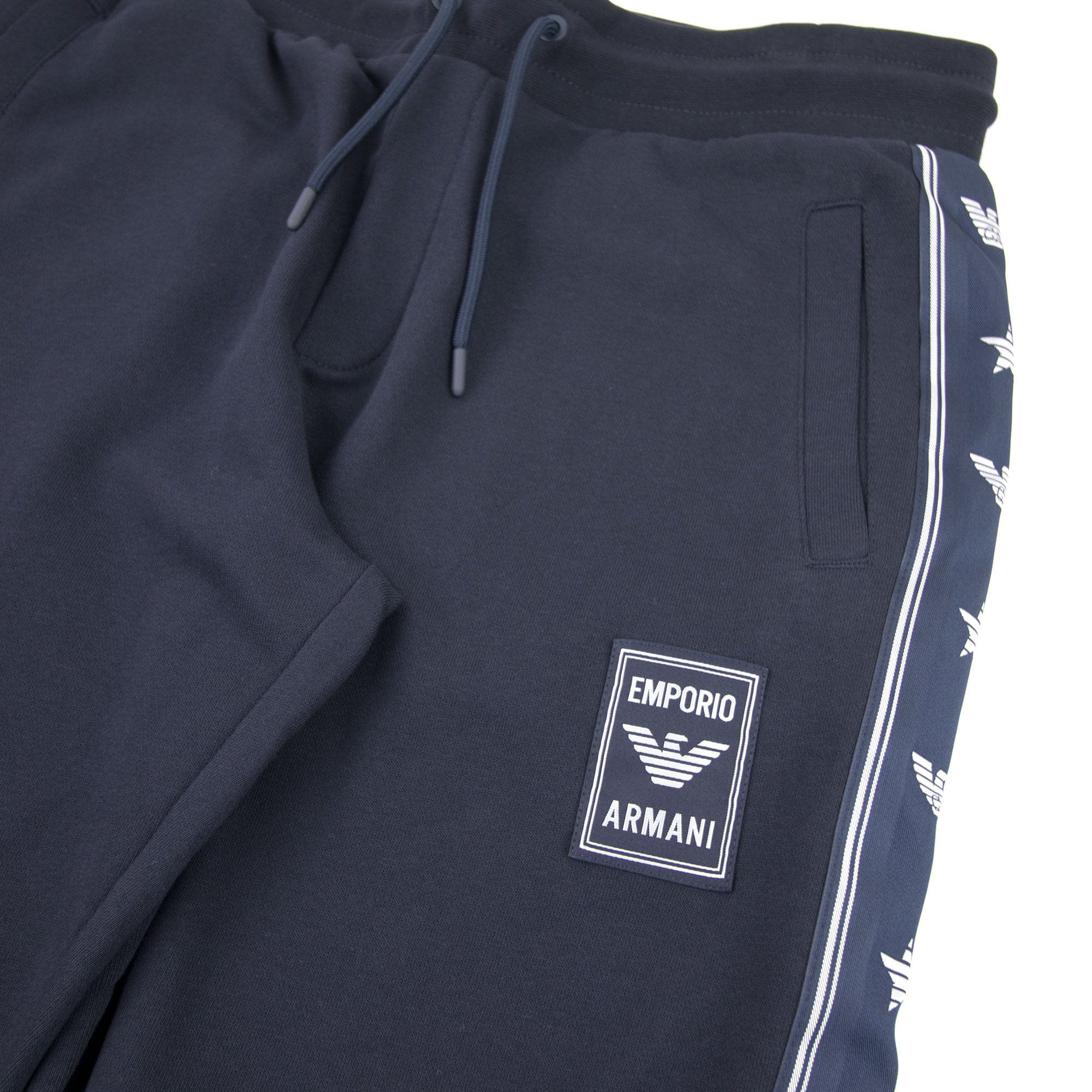 Emporio Armani Side Stripes Jogging Pants Blue Navy 0922