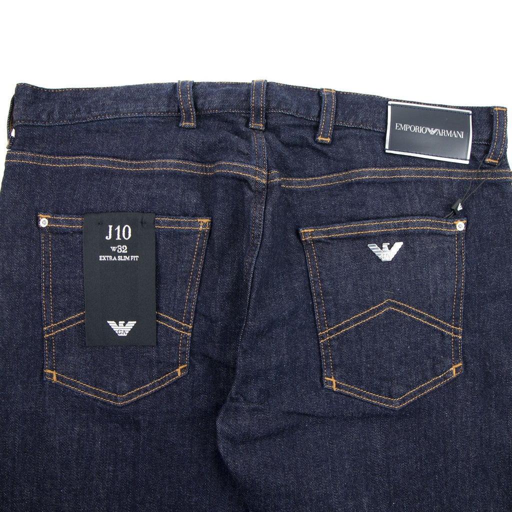 Emporio Armani J10 Extra Slim Fit Jeans 0941 Dark Blue