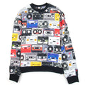 Love Moschino All Over Cassette Printed Sweatshirt Multi