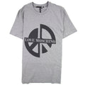 Love Moschino Printed Peace Sign T-Shirt Grey B733