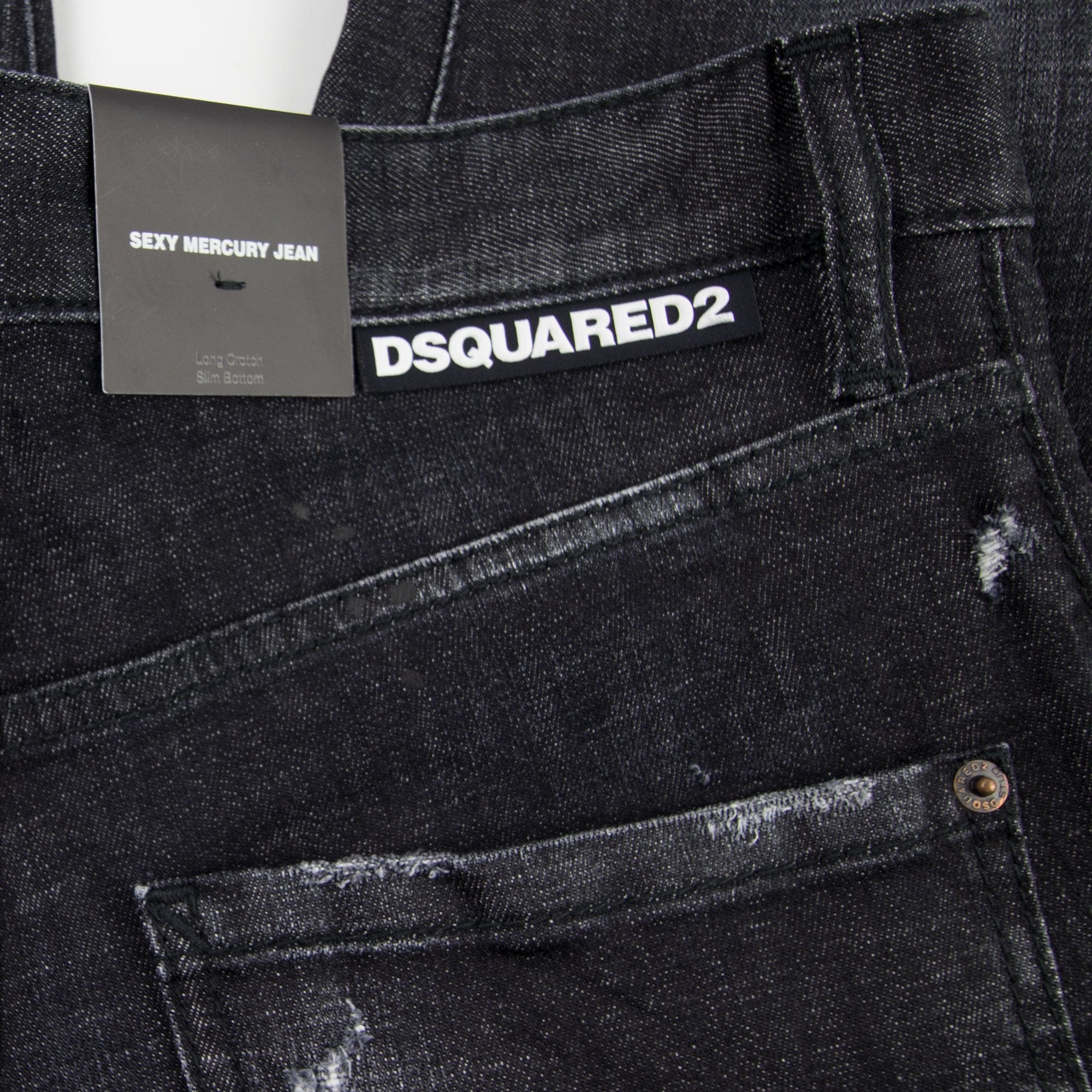 Dsquared2 Distressed Sexy Mercury Jean Black 900