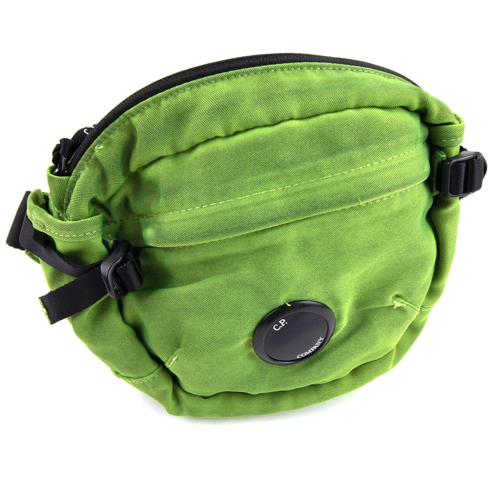 CP Company Garment Dyed Nylon Sateen Lens Waist Bag Dusty Olive 661