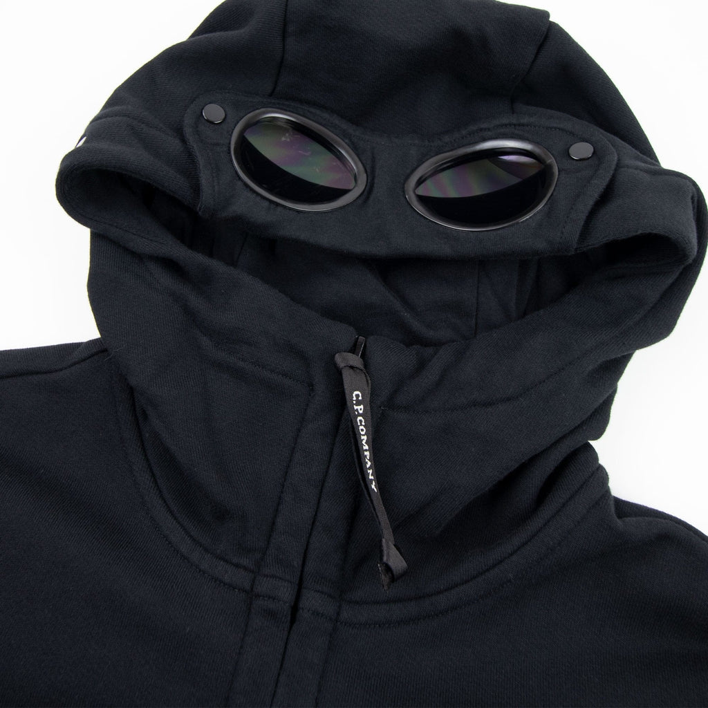 CP Company Diagonal Raised Fleece Hoodie Tracksuit 2PCS Black 999