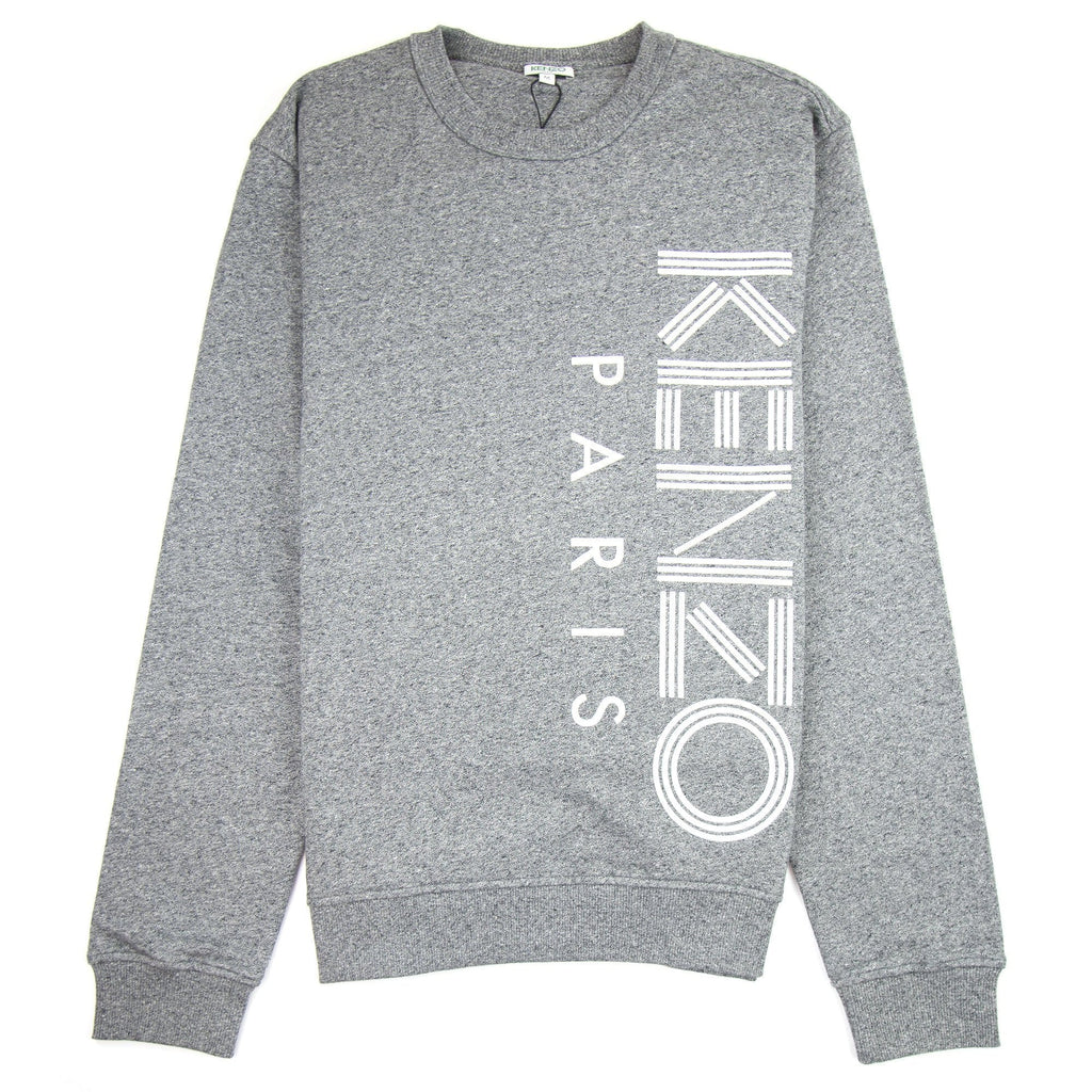Kenzo Side Paris Logo Sweatshirt Marl Grey