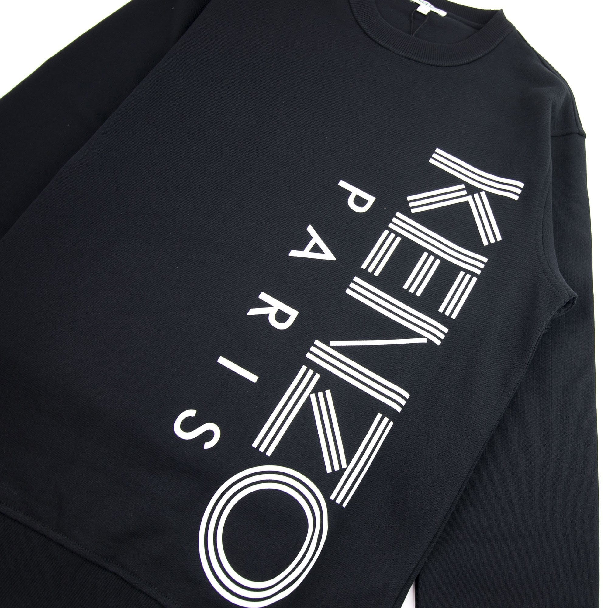 Kenzo Side Paris Logo Sweatshirt Black