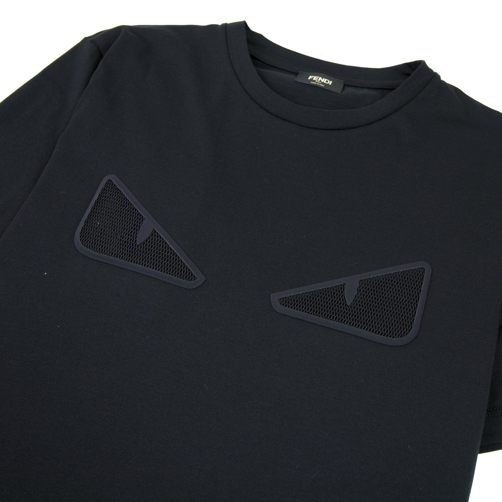 Fendi Mesh Bug Eye T-shirt Black
