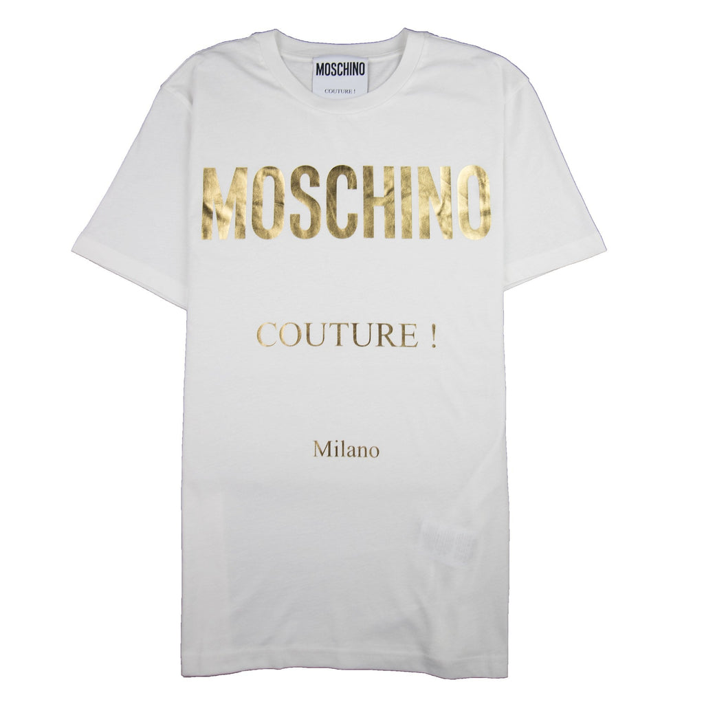 Moschino Couture Logo T-Shirt Off White