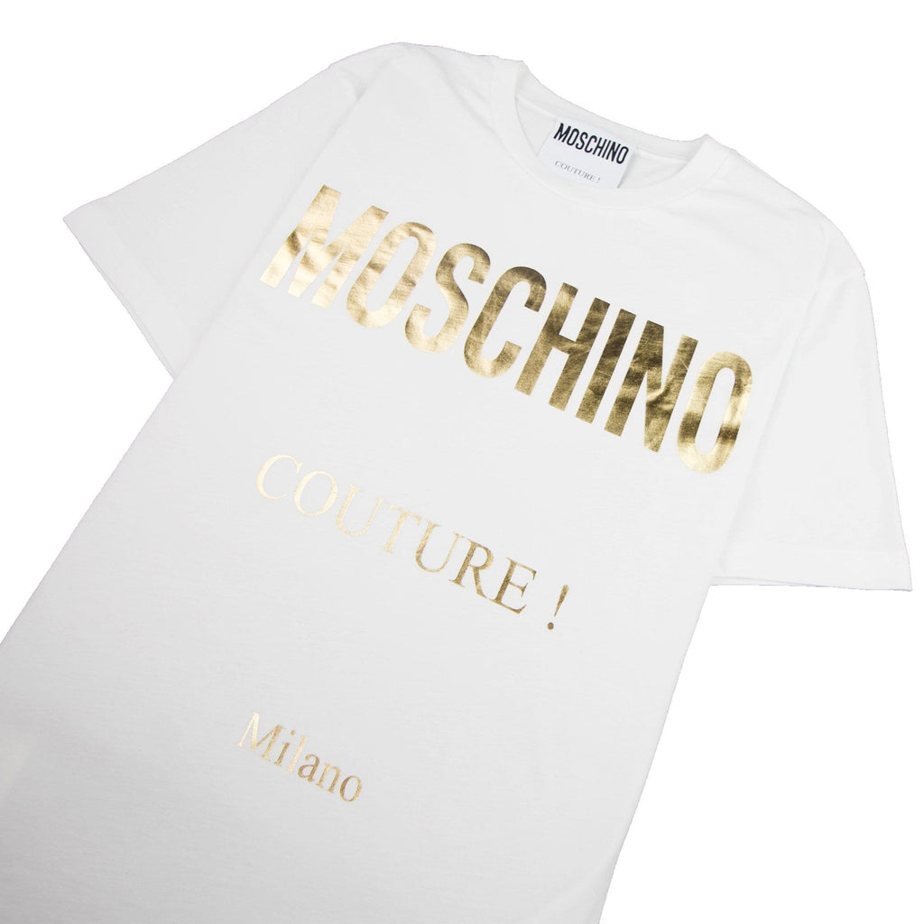 Moschino Couture Logo T-Shirt Off White