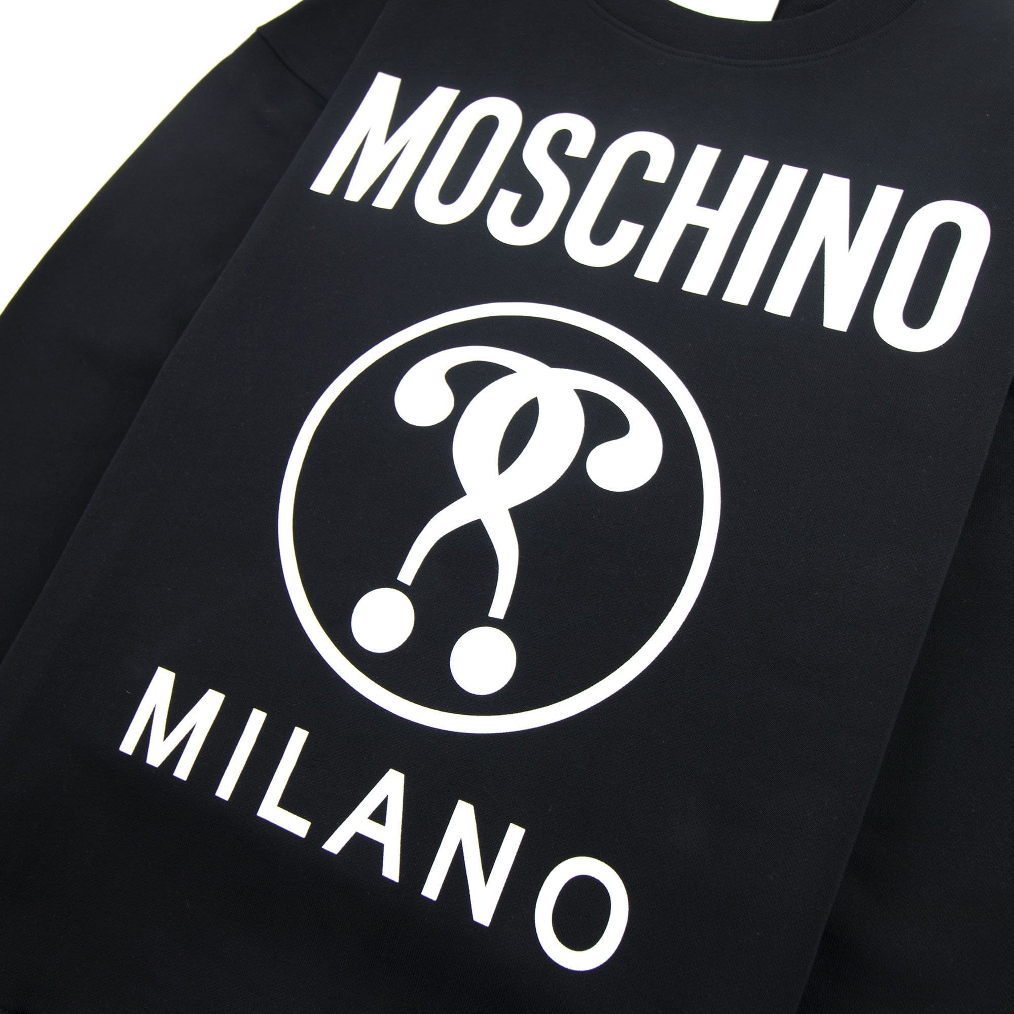 Moschino Couture Double Question Mark Sweatshirt Black