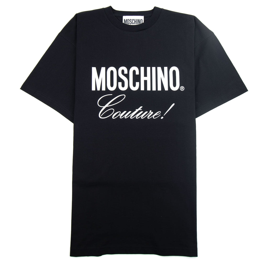 Moschino Couture Script Logo T-shirt Black