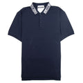 Moschino Couture Mmxix Embroidered Collar Polo Navy