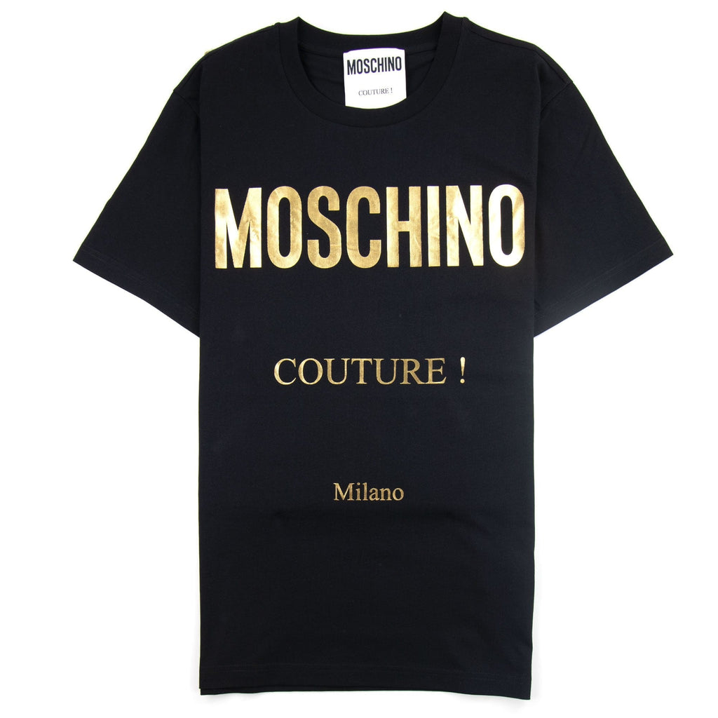 Moschino Couture Logo T-Shirt Black 0555