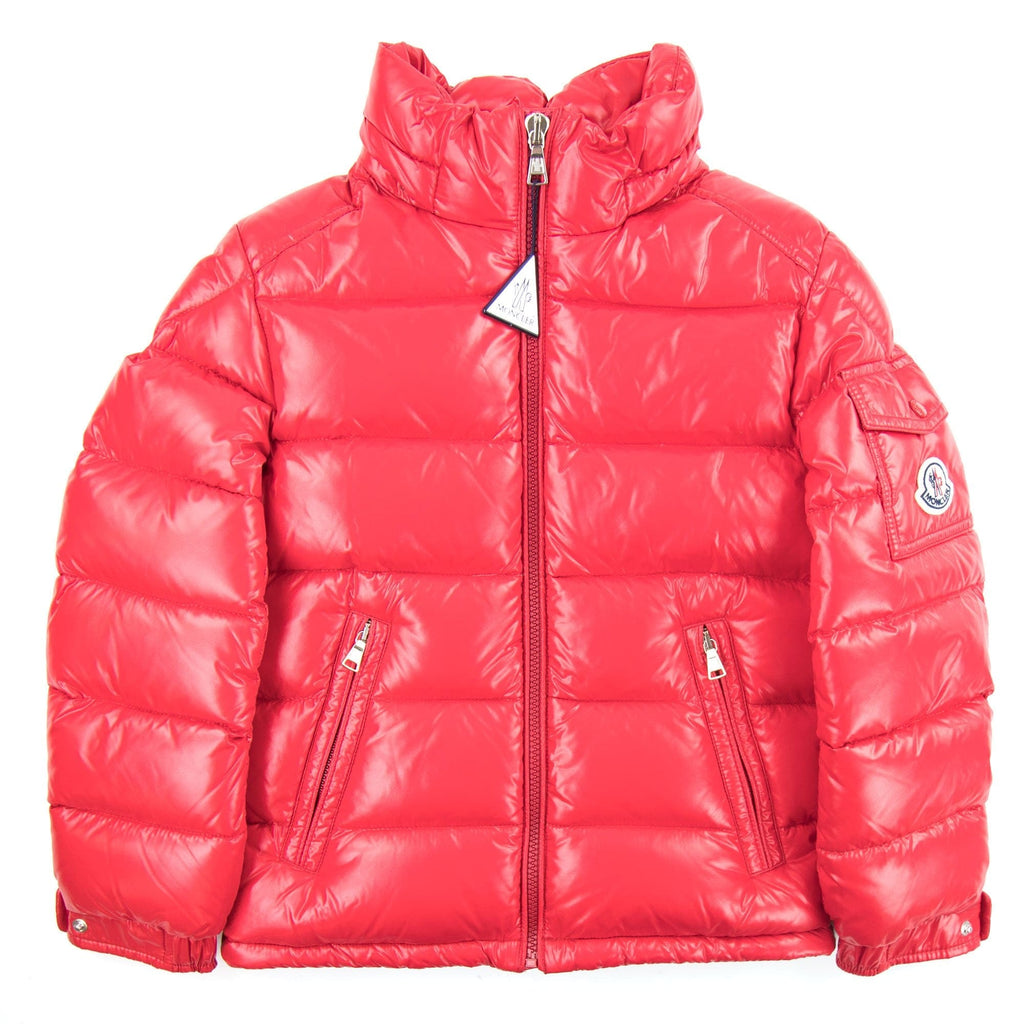 Moncler Junior New Maya Giubbotto Down Jacket Red 455