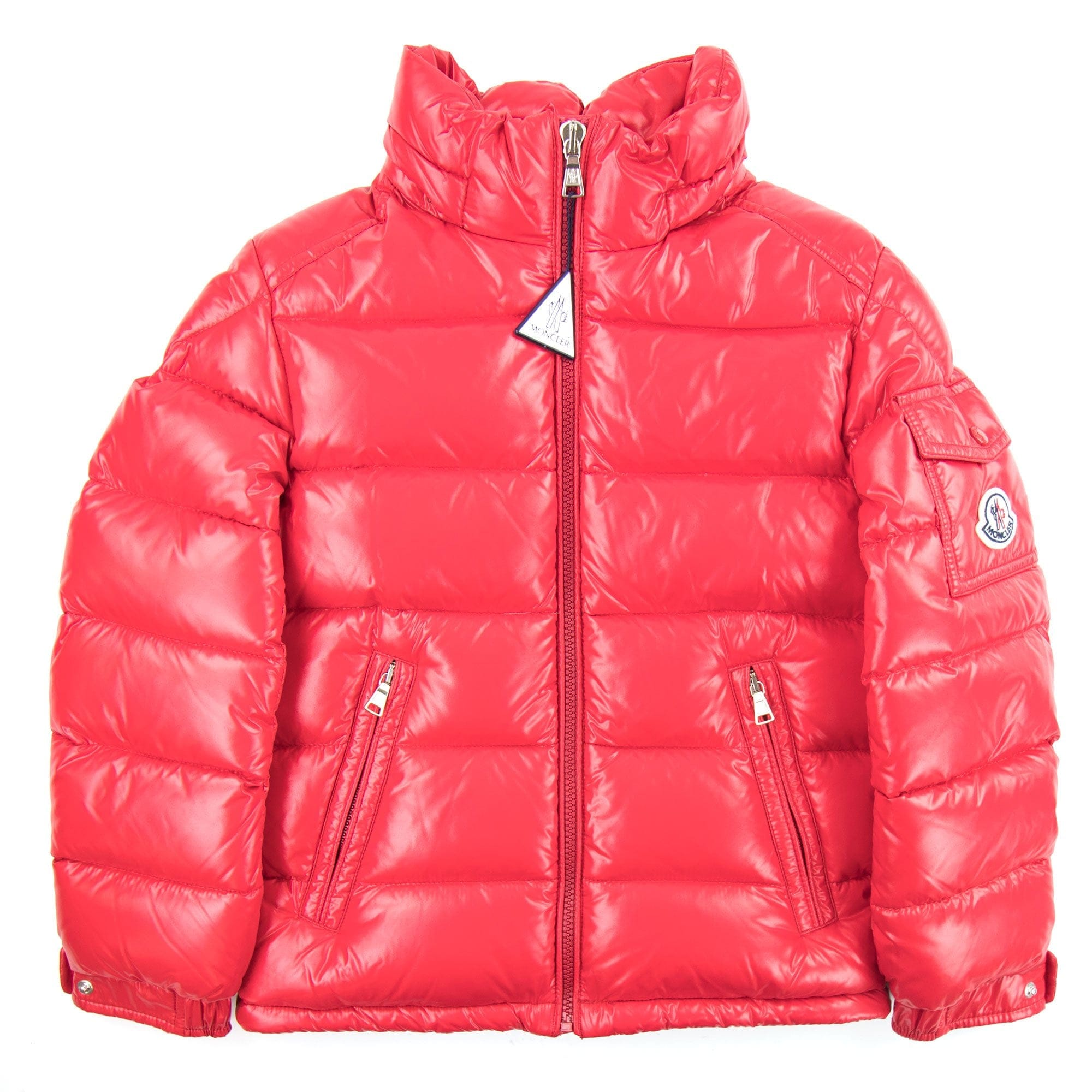 Moncler Junior New Maya Giubbotto Down Jacket Red 455