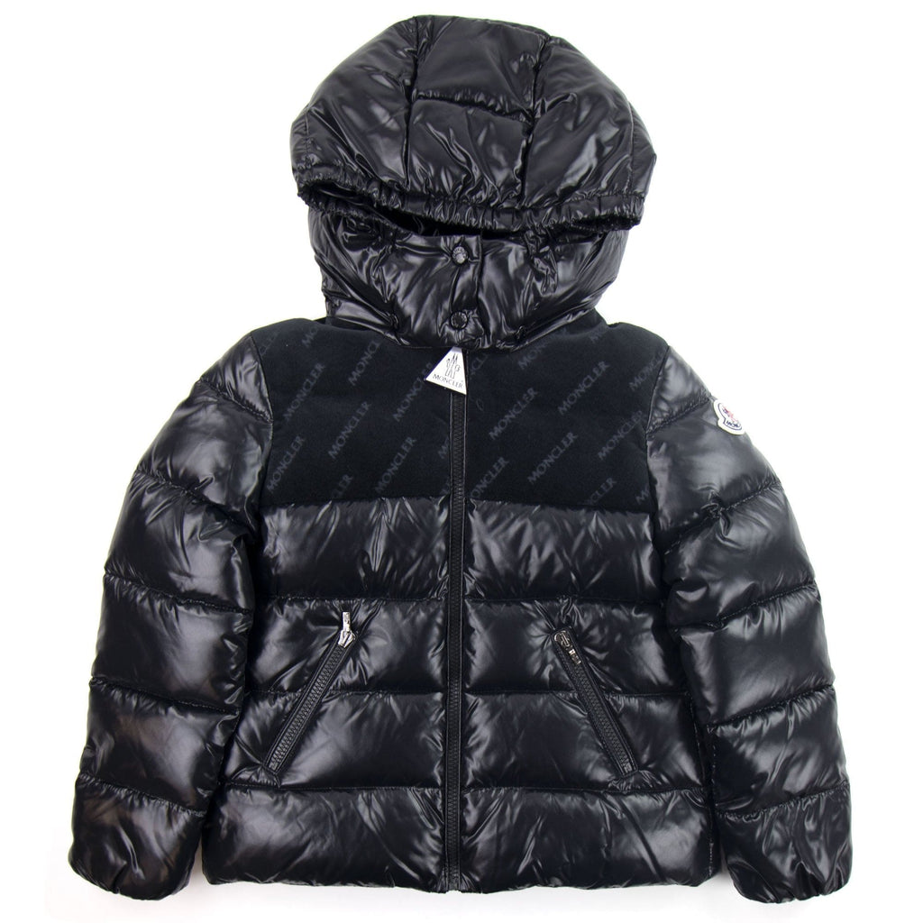 Moncler Junior Paspale Giubbotto Down Jacket Black 999