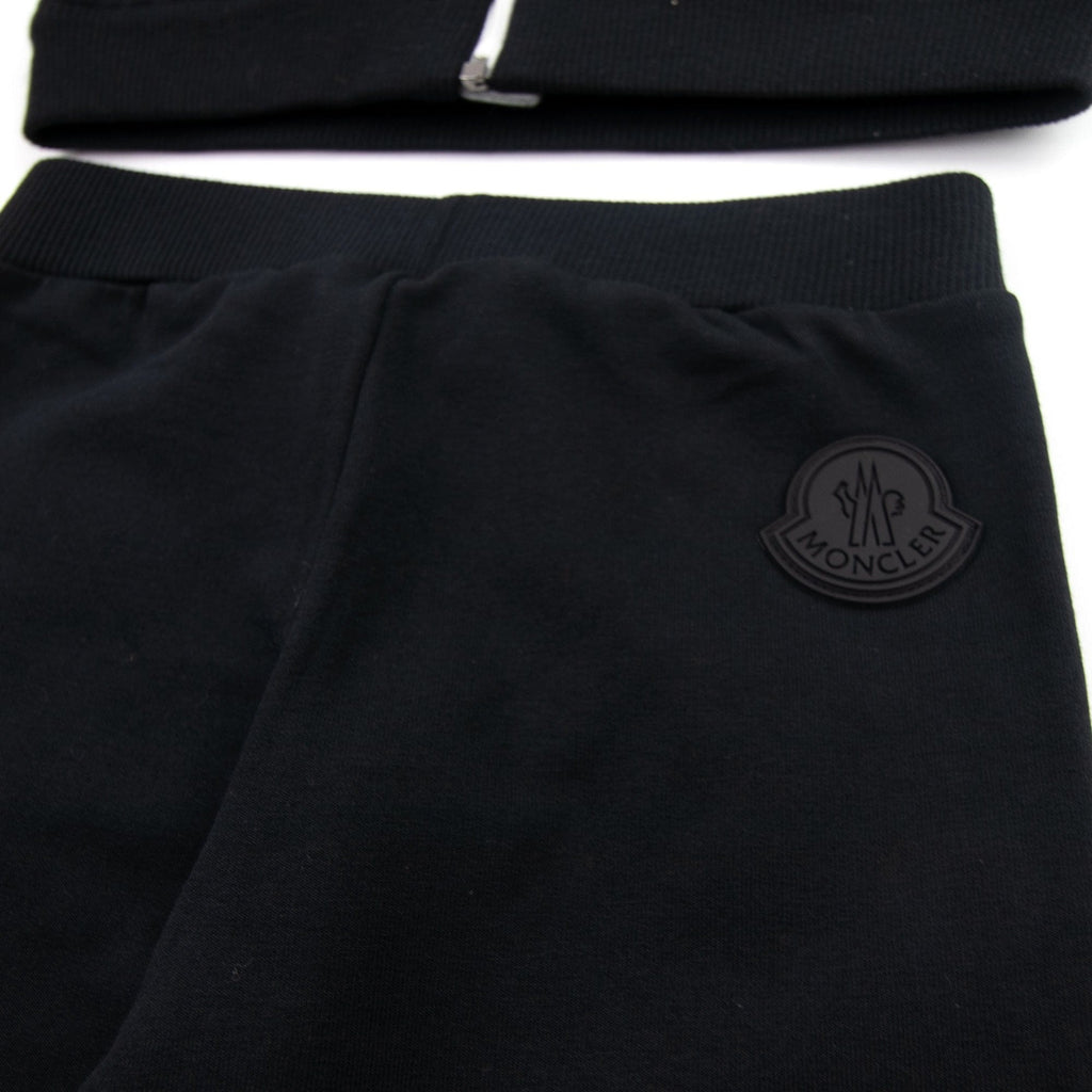 Moncler Junior Completo Maglia Cardigan Tracksuit Grey 986