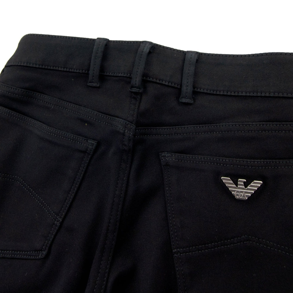 Emporio Armani Jnr J06 Side Piping 5 Pocket Trousers Nero 0999