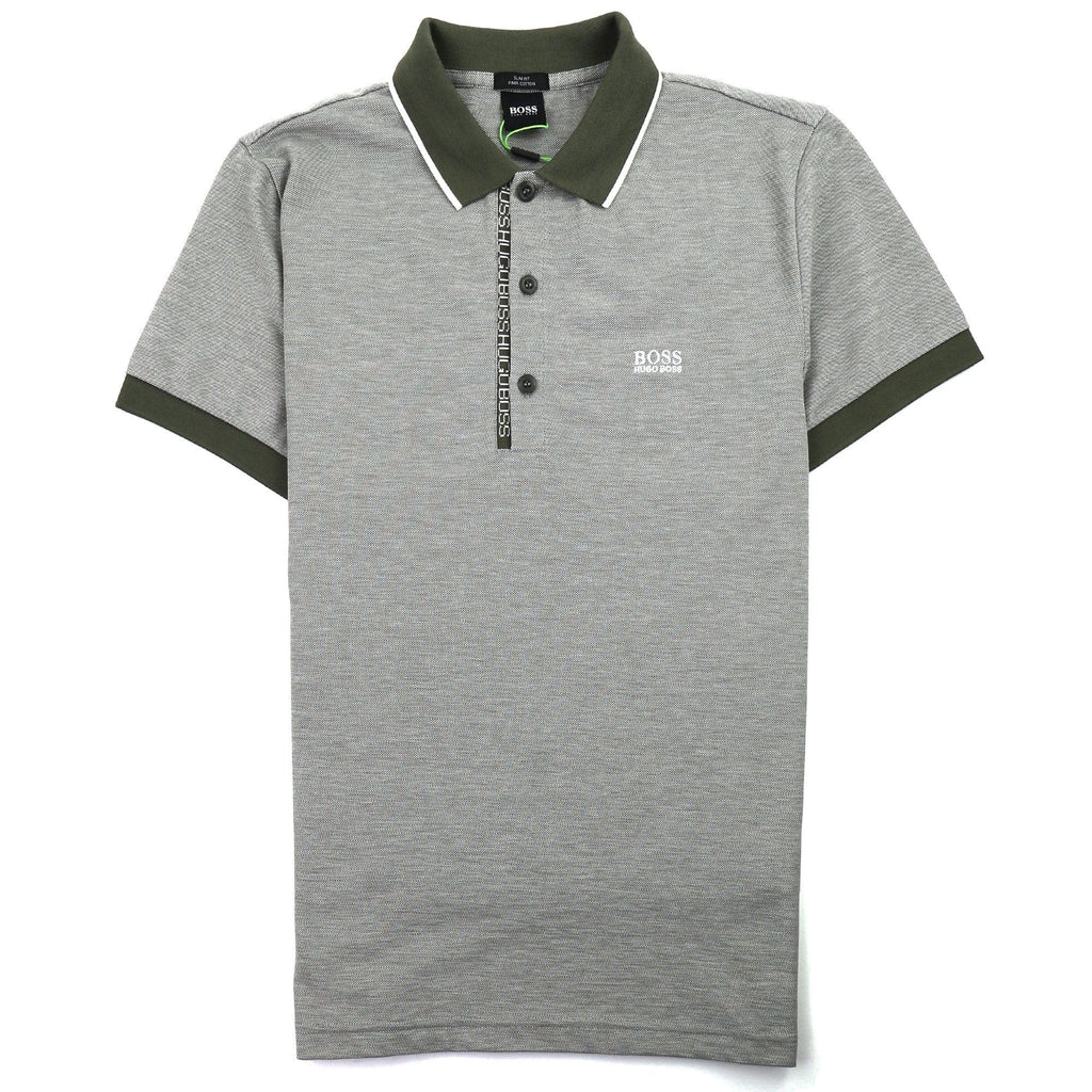 Hugo Boss Paule 4 Short Sleeve Polo Shirt Green