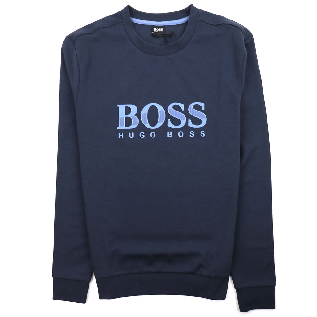 Hugo Boss Regular Fit Loungewear Sweatshirt Blue