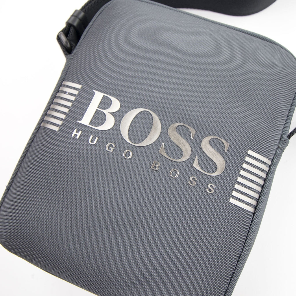 Hugo Boss Pixel Mini Crossbody Bag Dark Grey