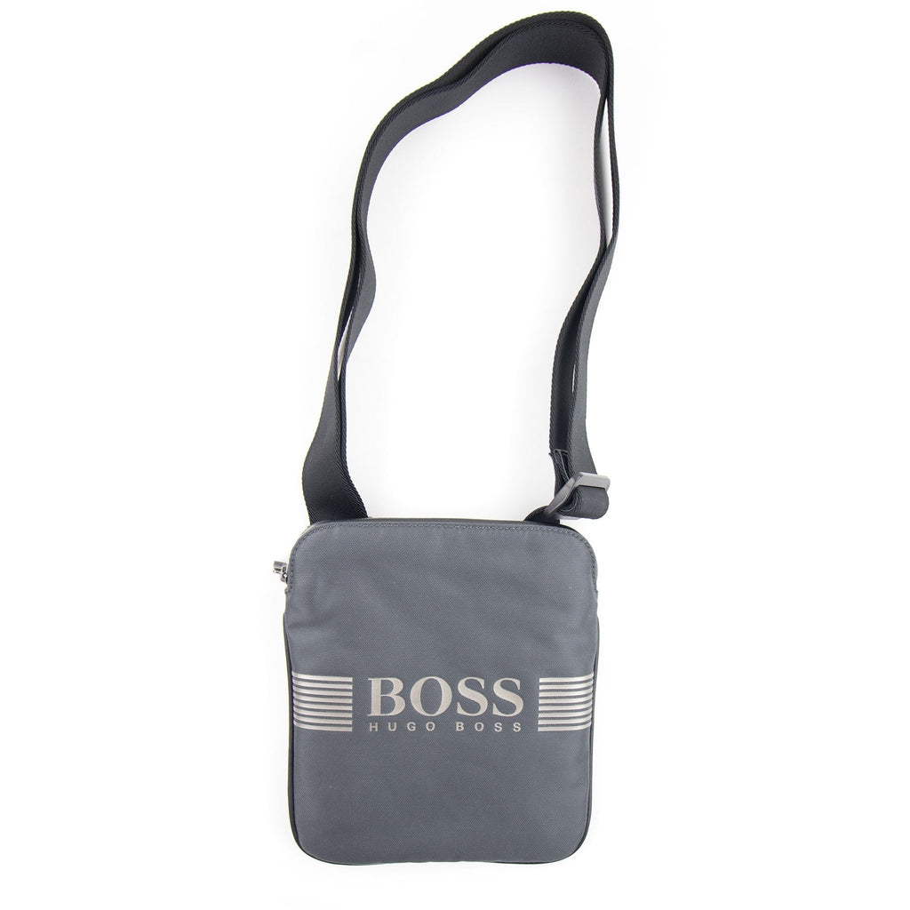 Hugo Boss Pixel Envelope Bag Dark Grey