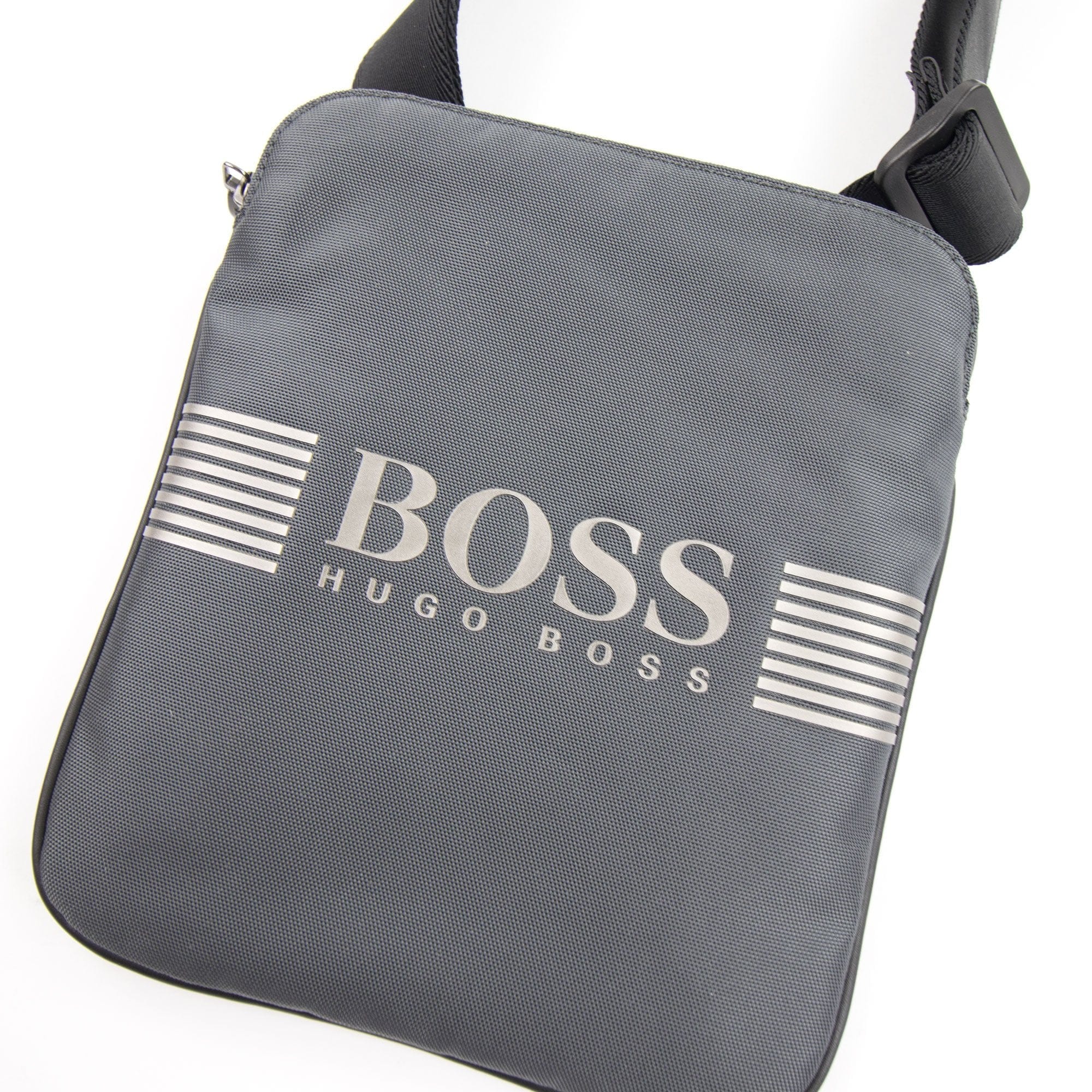 Hugo Boss Pixel Envelope Bag Dark Grey