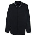 Givenchy Shirt In Cotton Twill With Collar Webbing Black