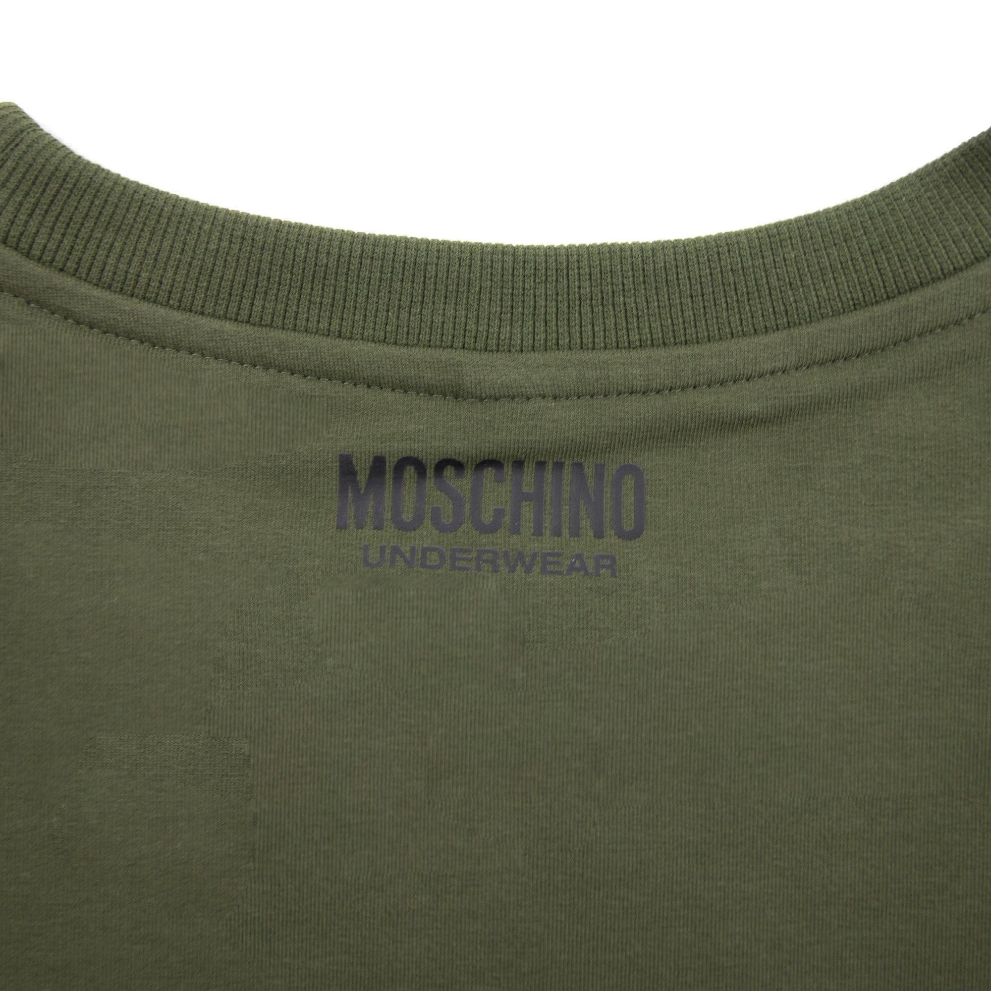 Moschino Underwear Tape Logo Sweatshirt Khaki 0430
