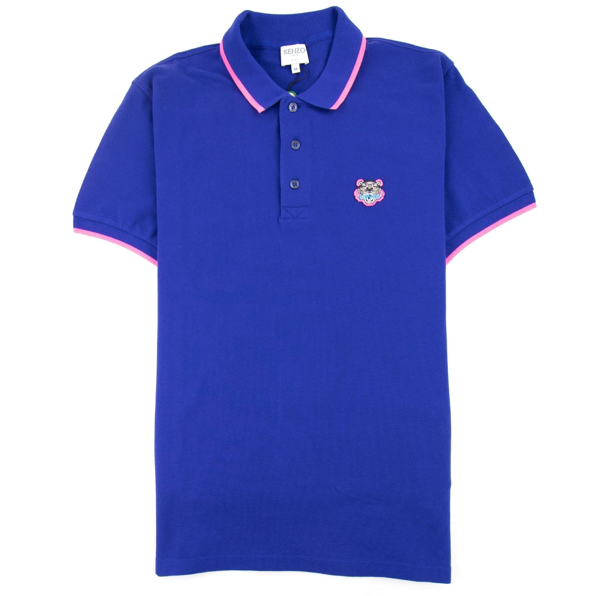 Kenzo Tiger Crest Polo Blue
