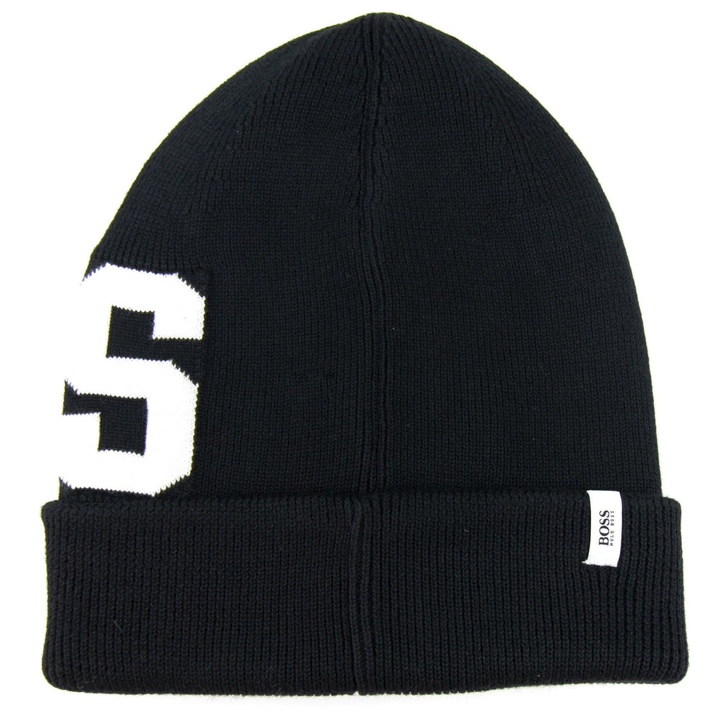 Hugo Boss Kids Logo Beanie Black