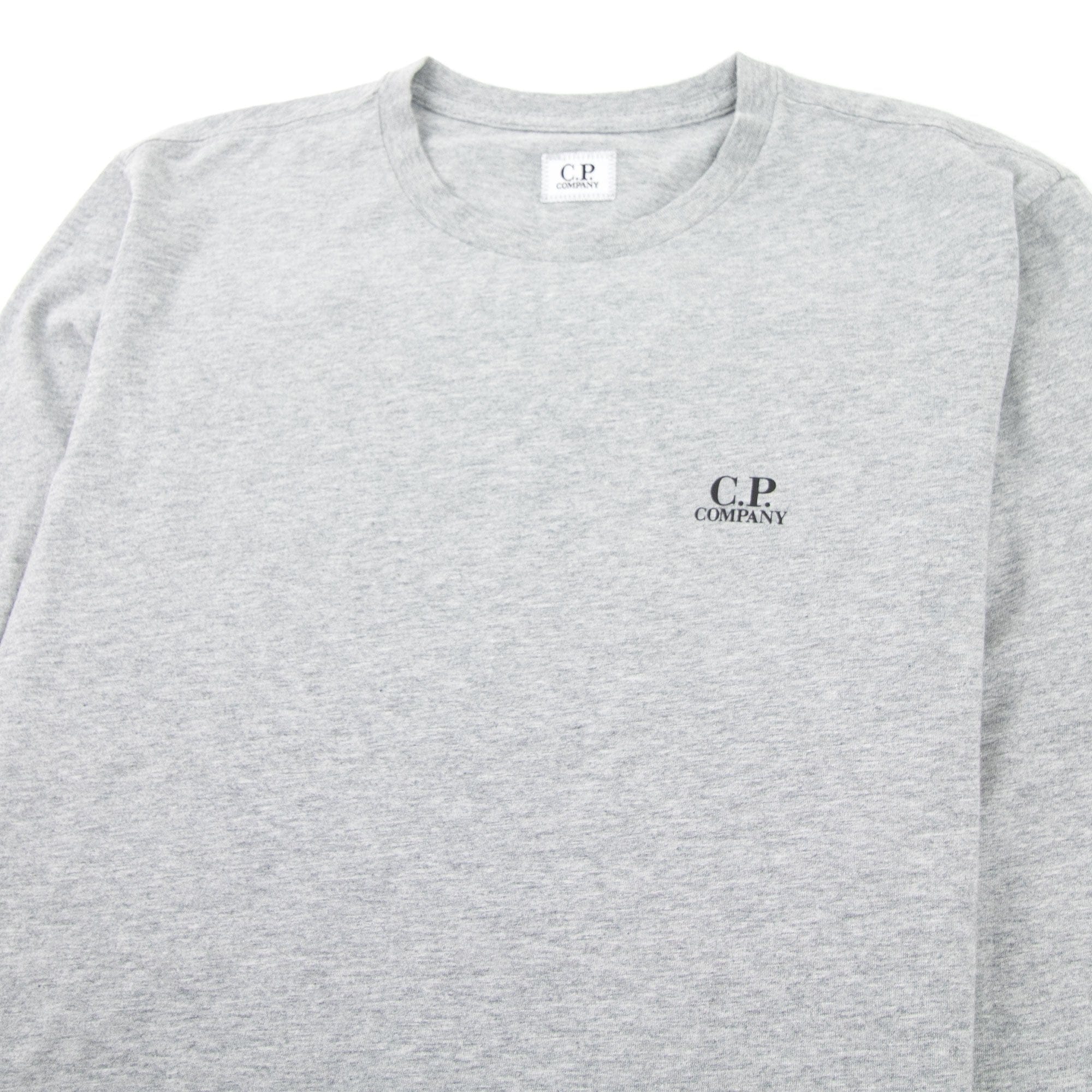 CP Company J Diamond Logo Long Sleeve T-shirt Grey M93