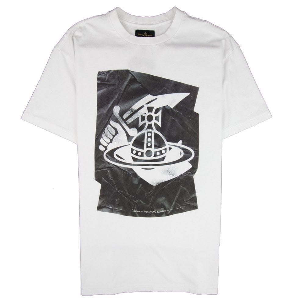Vivienne Westwood Anglomania Photographic Print Boxy T-shirt White