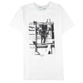 Off White C/o Virgil Abloh Scaffolding-print T-shirt White 0110
