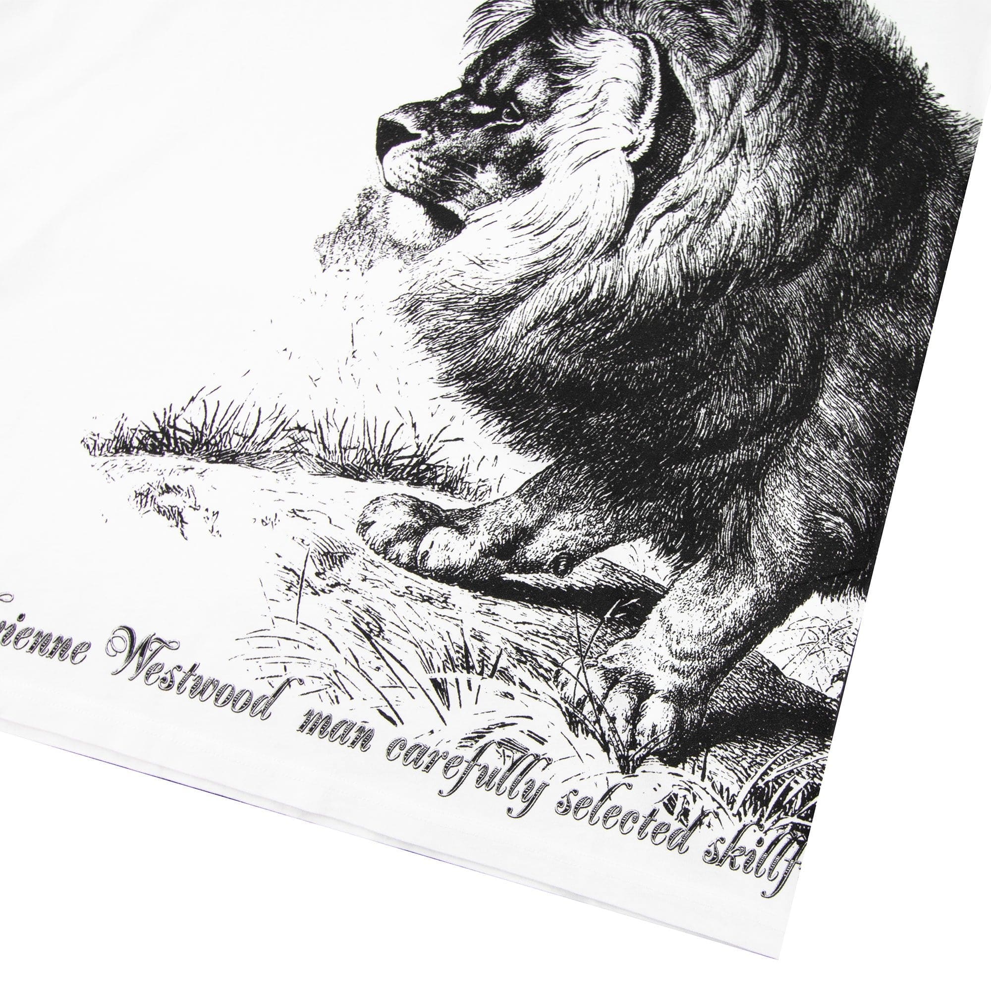 Vivienne Westwood Anglomania Lion Print T-shirt White 100