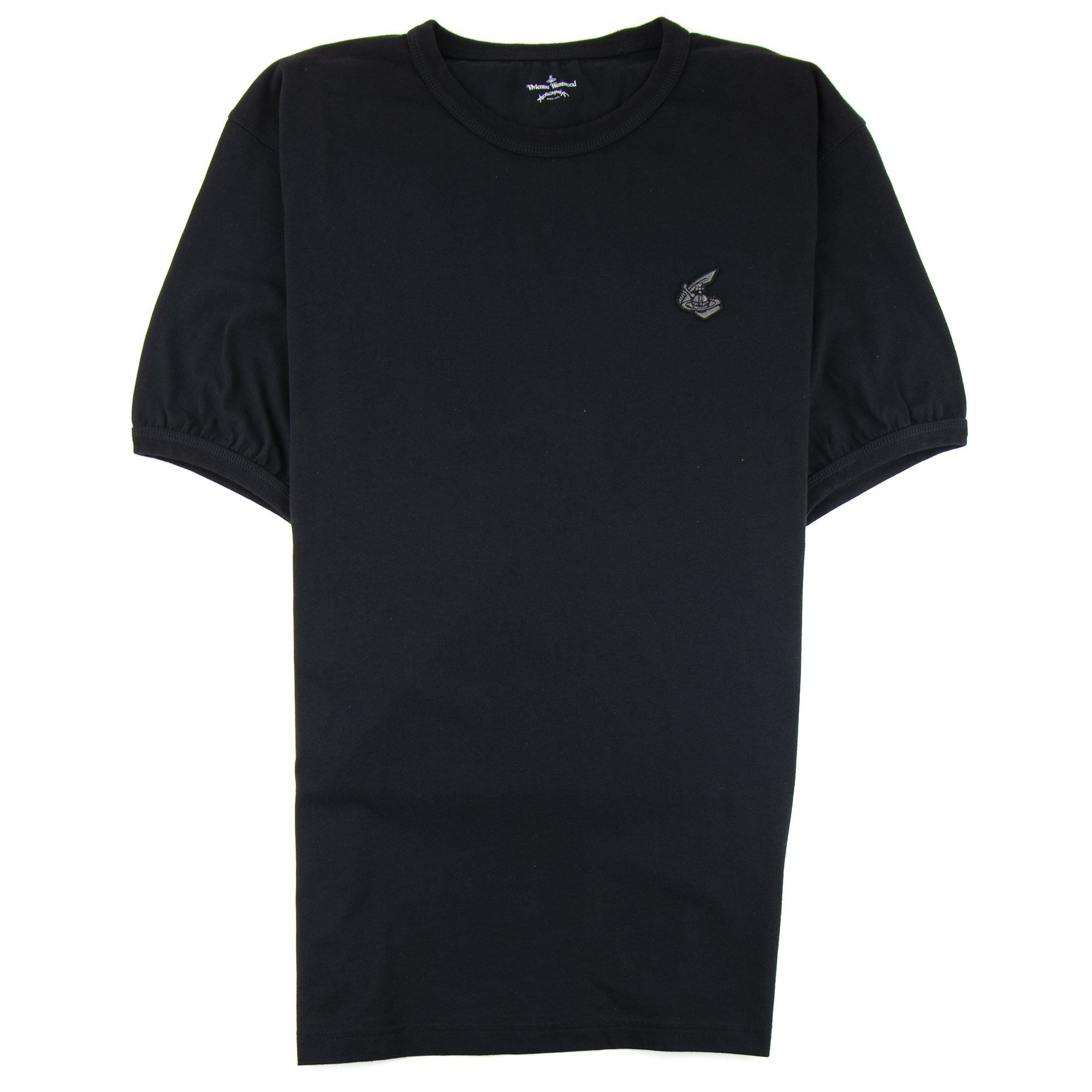 Vivienne Westwood Anglomania Small Cutlass Orb Logo T-shirt Black