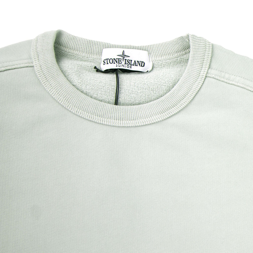 Stone Island Junior 60940 Crewneck Core Sweatshirt Light Green V0061