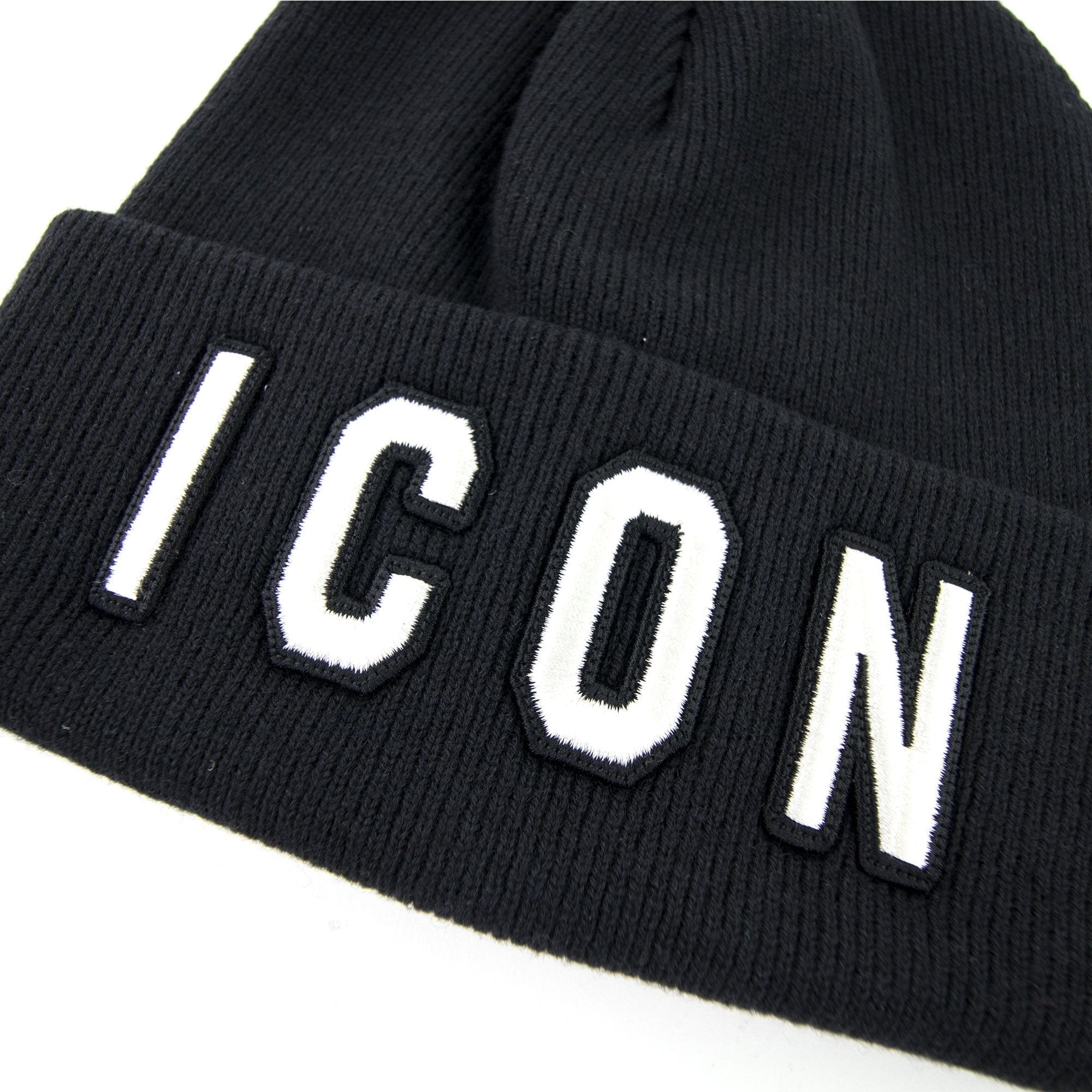 Dsquared2 Icon Beanie Hat Black/white