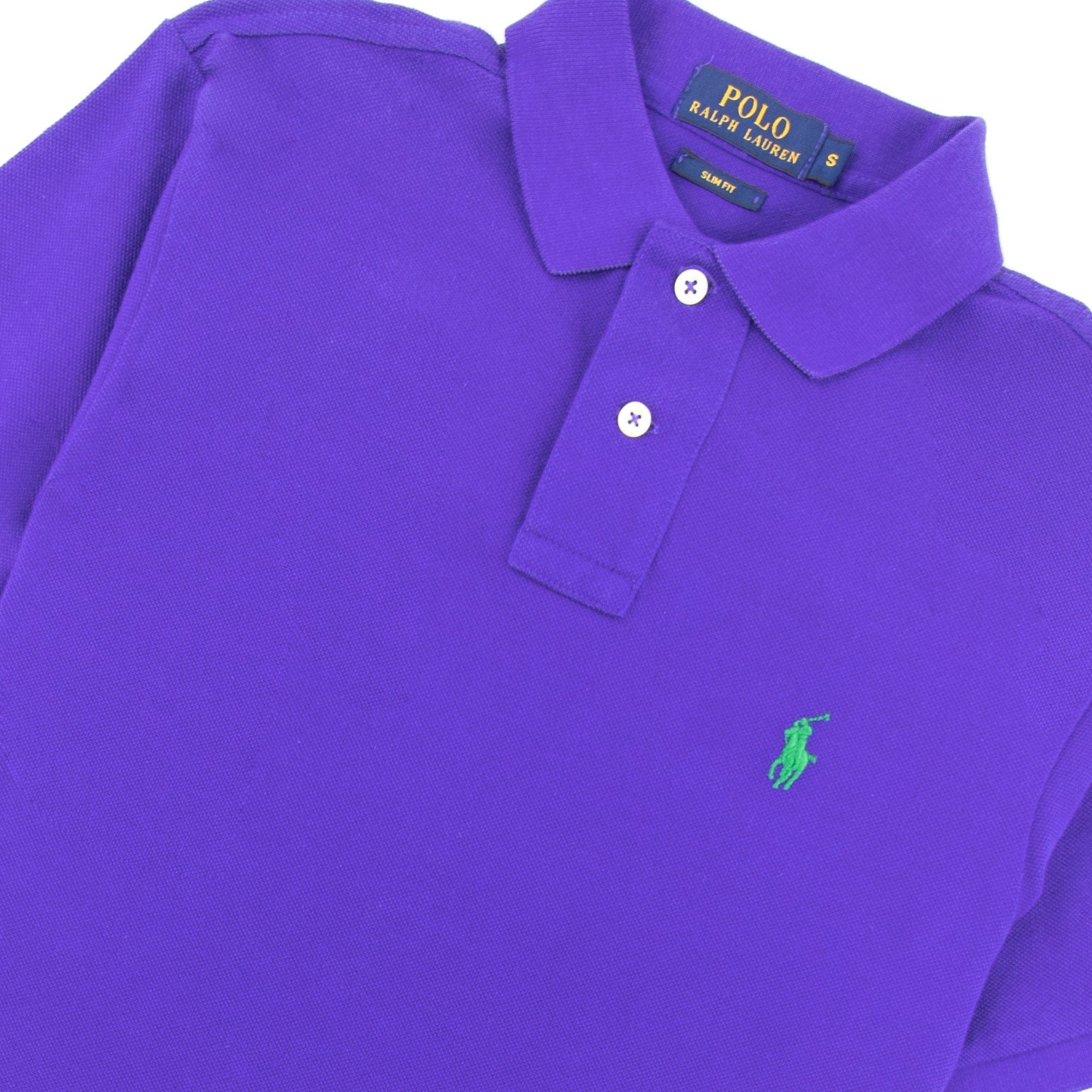 Polo Ralph Lauren Slim Fit Short Sleeve Polo Racing Purple