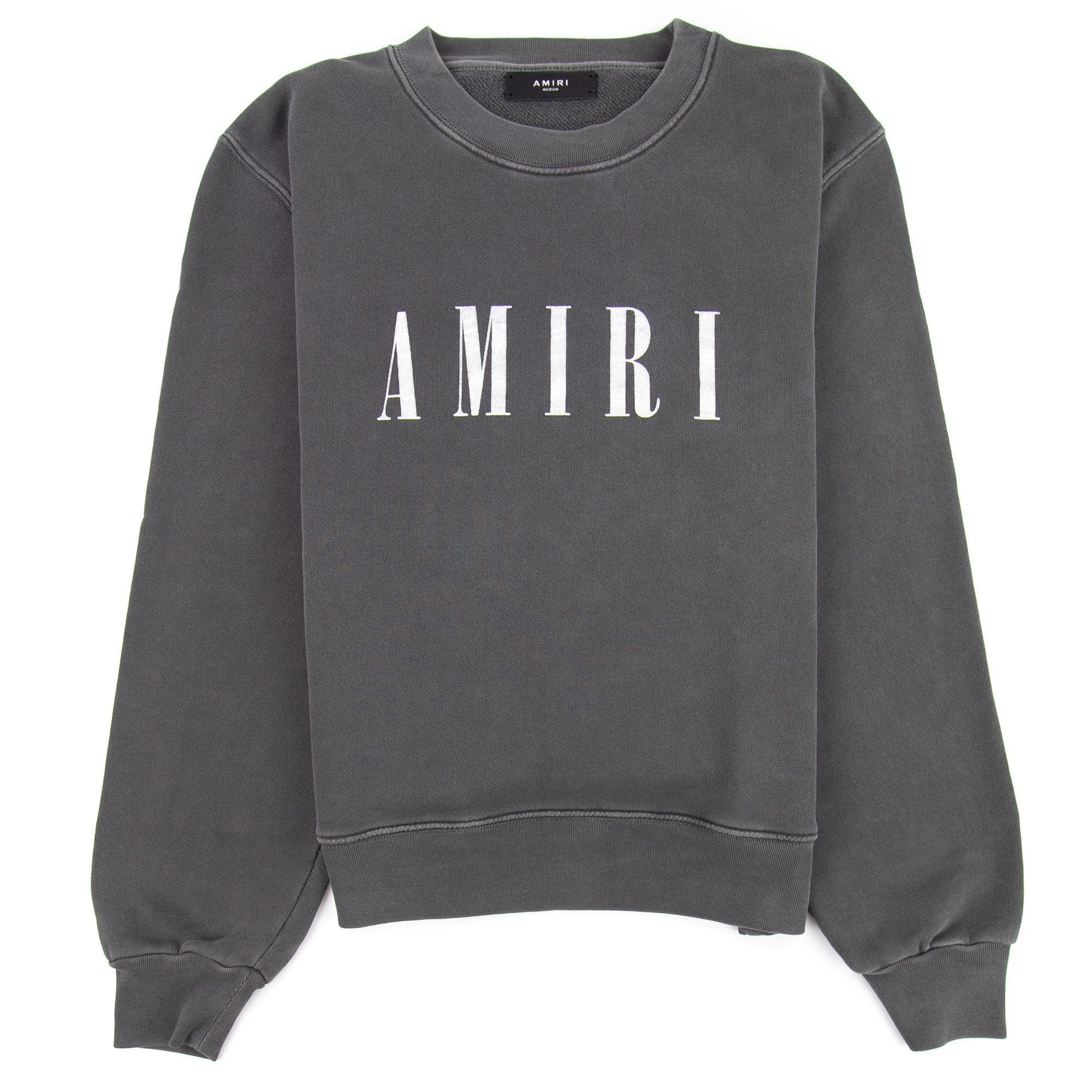 Amiri Core Crew Neck Sweatshirt Vintage Black/White