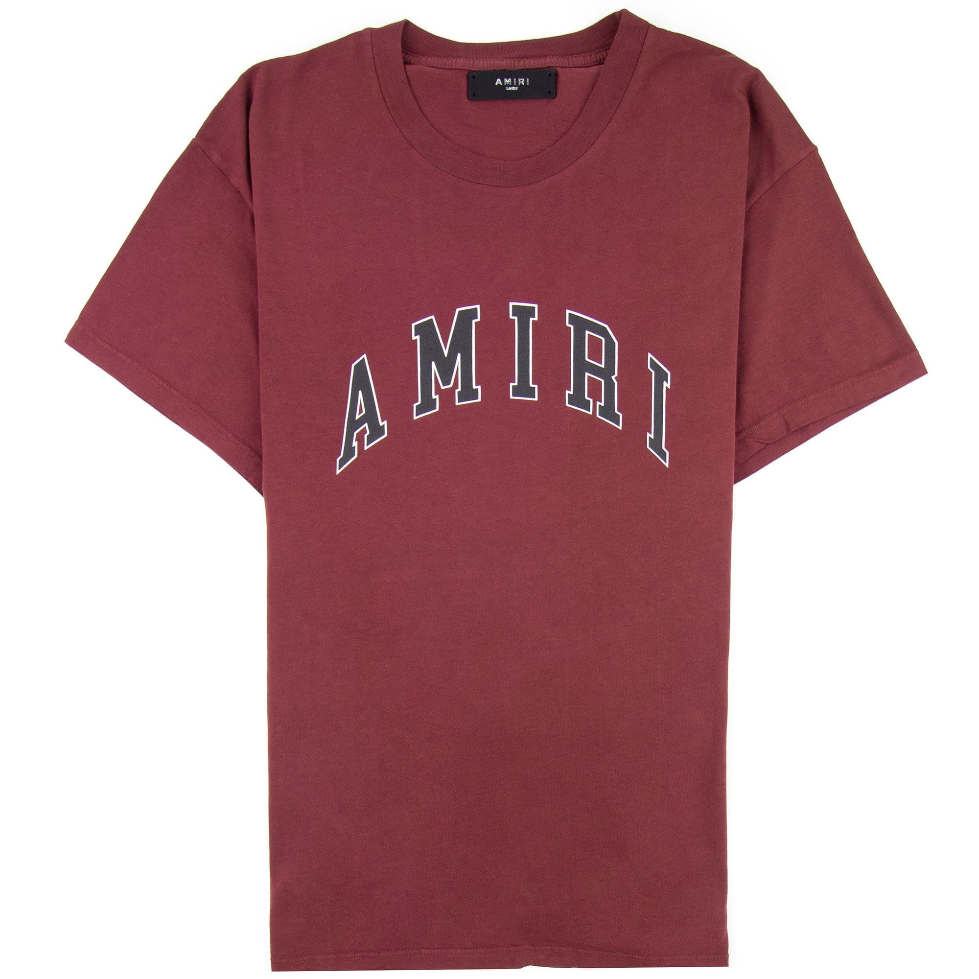 Amiri College Tee Burgundy