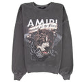 Amiri Pitbull Crew Neck Sweatshirt Vintage Black