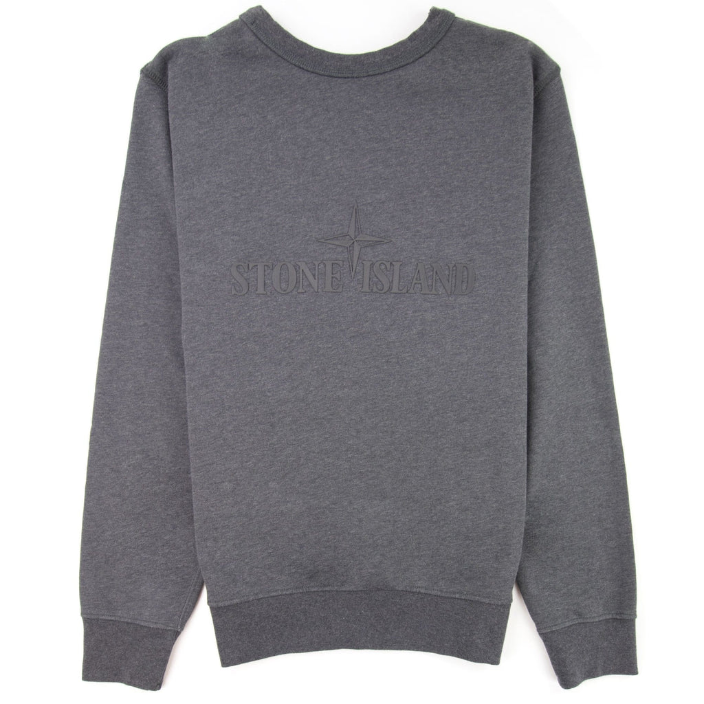 Stone Island Double Front Crewneck Sweatshirt Dark Grey V1067