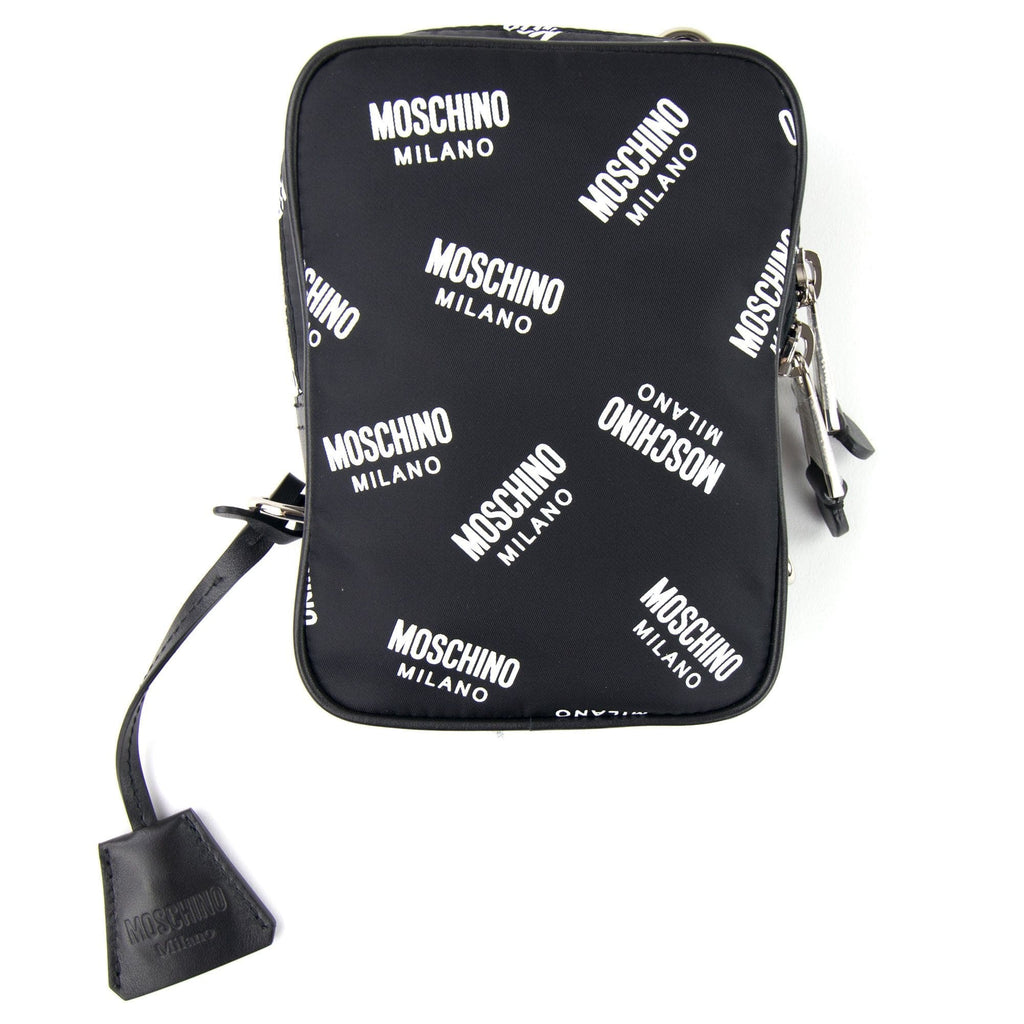Moschino Couture All Over Print Shoulder Bag Black