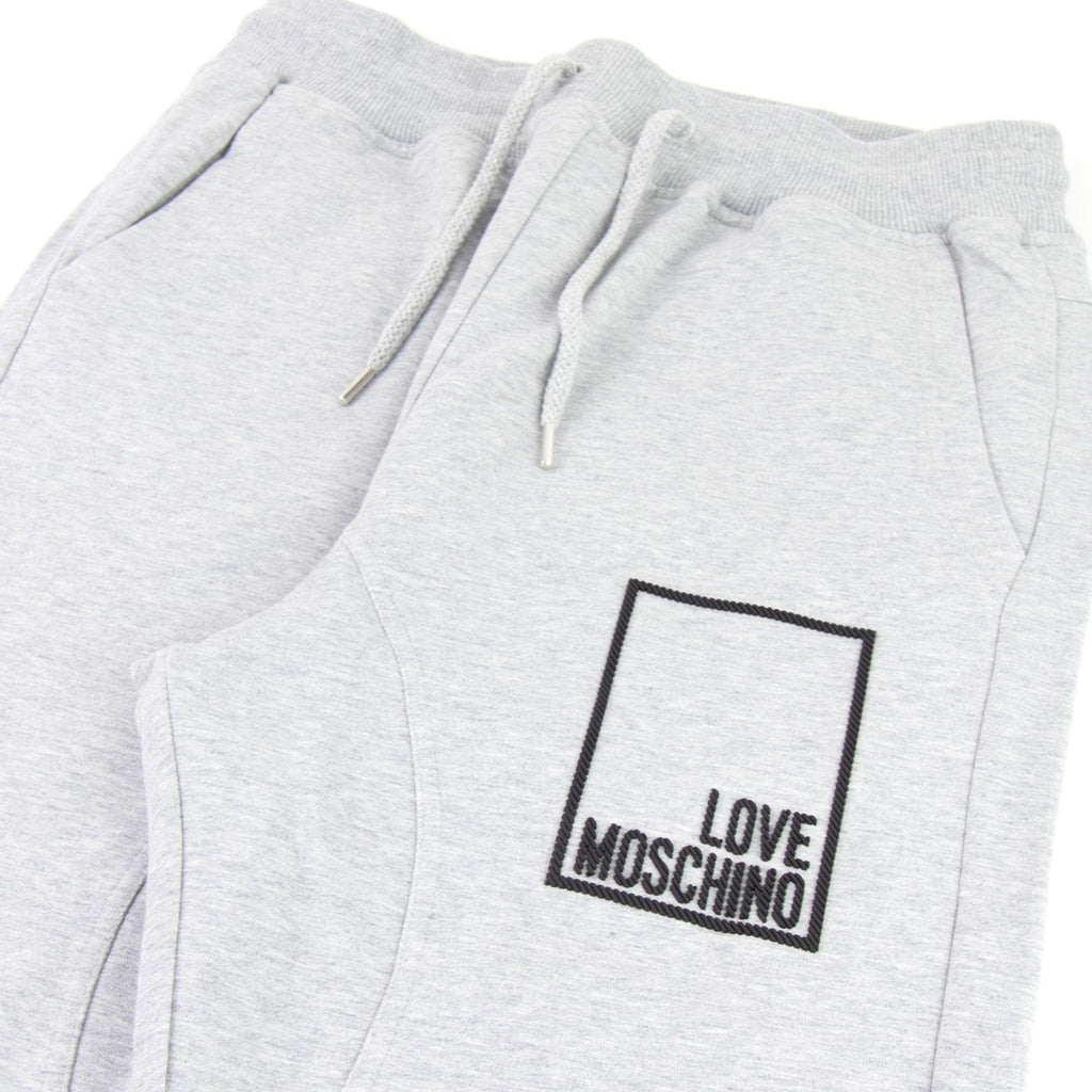 Love Moschino Box Logo Bottoms Grey Marl