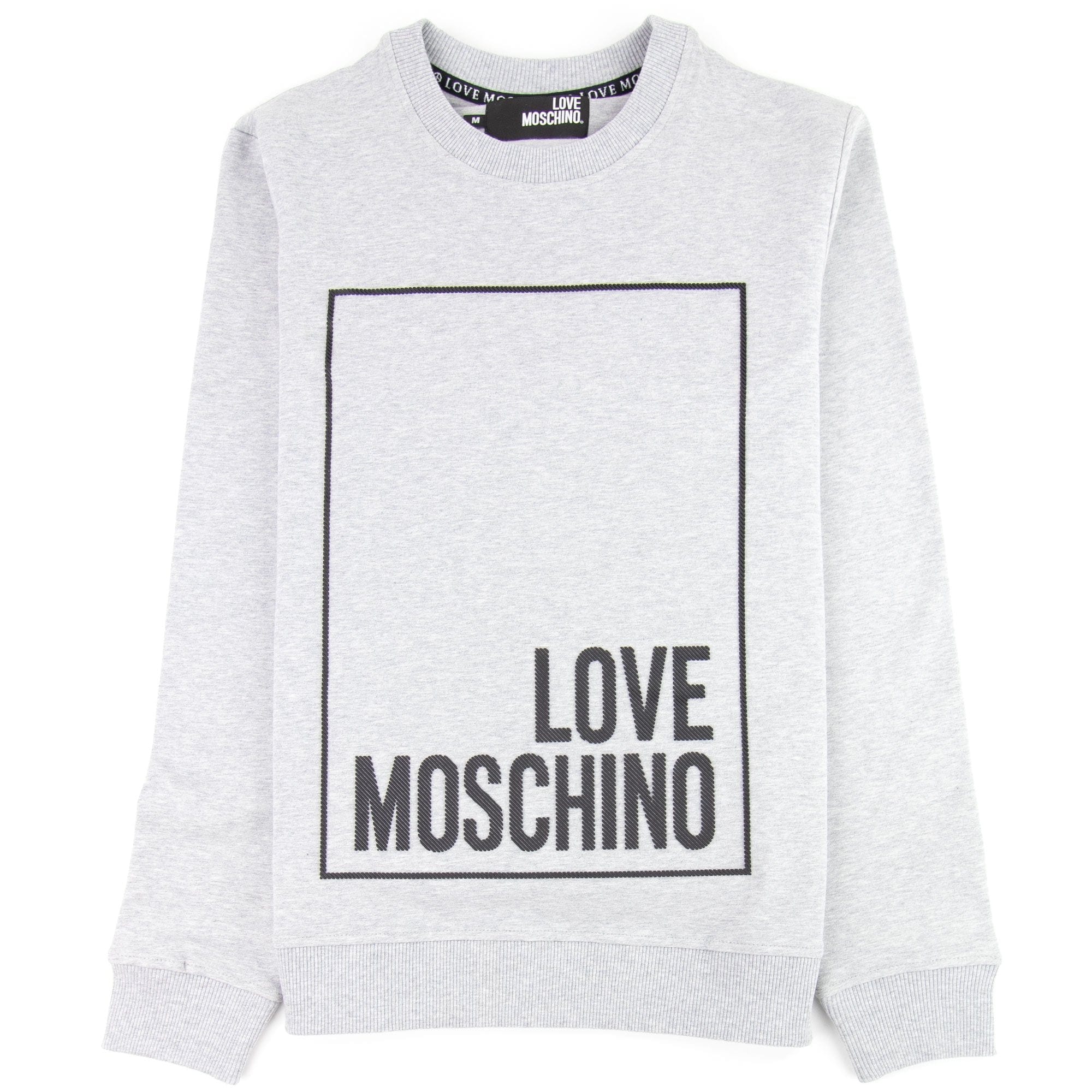 Love Moschino Box Logo Sweater Grey