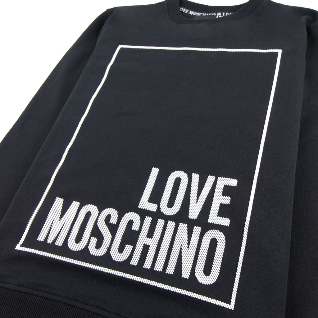 Love Moschino Box Logo Sweater Black