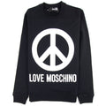 Love Moschino Black Peace Sign Jumper