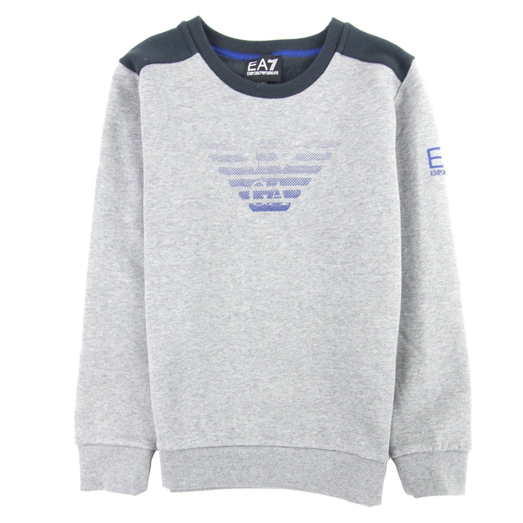 EA7 Junior Sweatshirt Medium Grey Melange